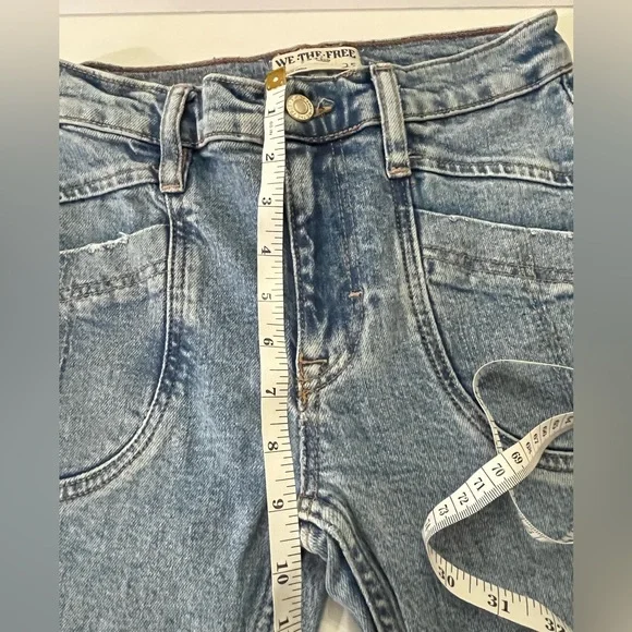 Free People We The Free Women’s Jeans Size 25 Flare, Retro 70’s style - Picture 9 of 13
